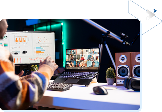 Live Streaming of virtual and hybrid events